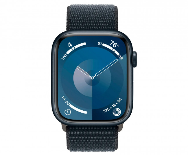 Apple Watch Series 9 GPS 45mm Midnight Aluminum Case with Midnight Sport Loop (MR9C3) б/у